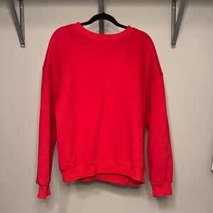 Roolee Cozy Red Swearshirt w/Be Kind